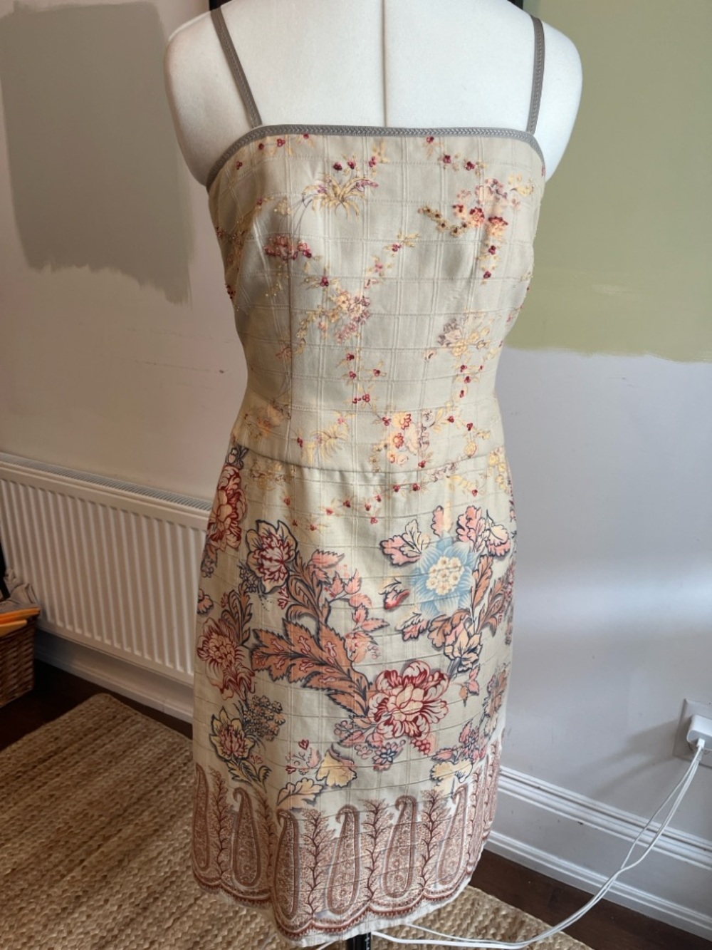 Rare Vintage Kay Unger Beaded Dress